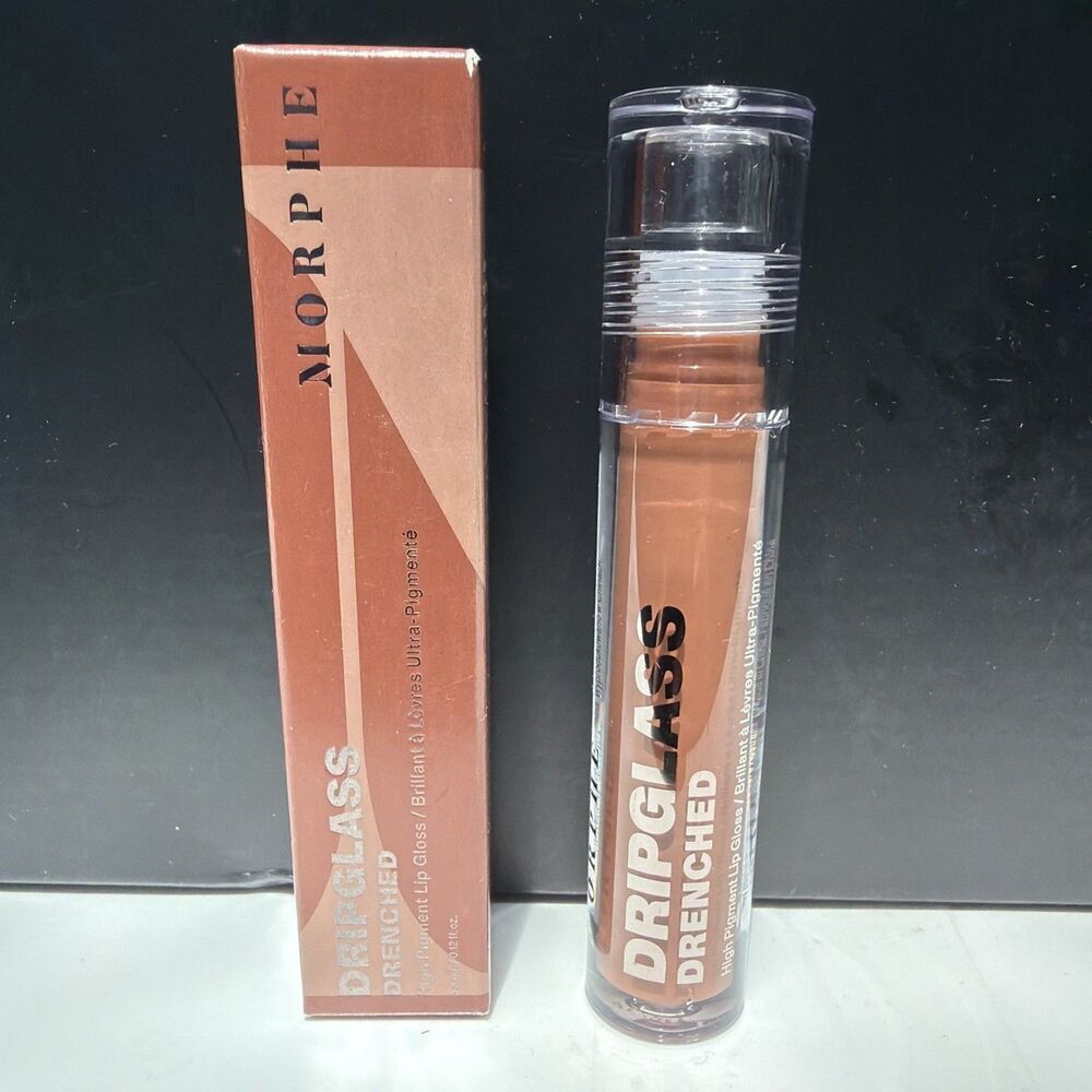 Morphe Dripglass Drenched Drip Coffee High Pigment Lip Gloss 3.8ml 0.12oz
